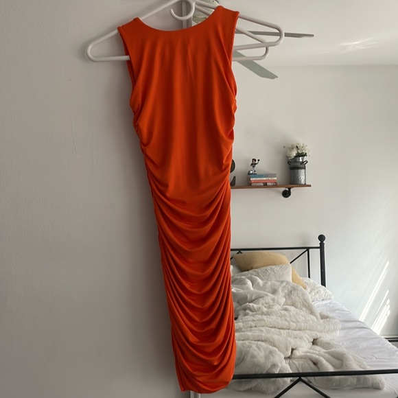 Ruched Bodycon Mini Dress - Picture 3 of 4